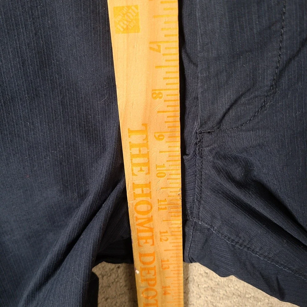 Banana Republic Pants Mens 36x30 Navy Blue Striped Chino Cotton Straight Casual